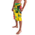 Personalized Jamaica Crocodile Lavalava Tropical Flowers Grunge Flag - Wonder Print Shop