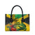 Personalized Jamaica Crocodile Leather Bag Tropical Flowers Grunge Flag - Wonder Print Shop