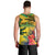 Personalized Jamaica Crocodile Men Tank Top Tropical Flowers Grunge Flag - Wonder Print Shop