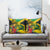 Personalized Jamaica Crocodile Pillow Cover Tropical Flowers Grunge Flag - Wonder Print Shop