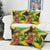 Personalized Jamaica Crocodile Pillow Cover Tropical Flowers Grunge Flag - Wonder Print Shop