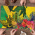 Personalized Jamaica Crocodile Puzzle Tropical Flowers Grunge Flag - Wonder Print Shop