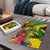 Personalized Jamaica Crocodile Puzzle Tropical Flowers Grunge Flag - Wonder Print Shop