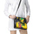 Personalized Jamaica Crocodile Shoulder Handbag Tropical Flowers Grunge Flag - Wonder Print Shop