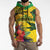 Personalized Jamaica Crocodile Sleeveless Hoodie Tropical Flowers Grunge Flag - Wonder Print Shop