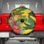 Personalized Jamaica Crocodile Spare Tire Cover Tropical Flowers Grunge Flag - Wonder Print Shop