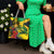Personalized Jamaica Crocodile Tote Bag Tropical Flowers Grunge Flag - Wonder Print Shop