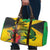 Personalized Jamaica Crocodile Travel Bag Tropical Flowers Grunge Flag - Wonder Print Shop