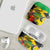 Personalized Jamaica Crocodile Hummingbird AirPods Case Tropical Flowers Grunge Flag - Wonder Print Shop