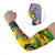 Personalized Jamaica Crocodile Hummingbird Arm Sleeves Tropical Flowers Grunge Flag - Wonder Print Shop