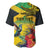 Personalized Jamaica Crocodile Hummingbird Baseball Jersey Tropical Flowers Grunge Flag - Wonder Print Shop