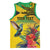 Personalized Jamaica Crocodile Hummingbird Basketball Jersey Tropical Flowers Grunge Flag - Wonder Print Shop