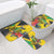 Personalized Jamaica Crocodile Hummingbird Bathroom Set Tropical Flowers Grunge Flag - Wonder Print Shop