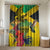 Personalized Jamaica Crocodile Hummingbird Bathroom Set Tropical Flowers Grunge Flag - Wonder Print Shop
