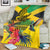 Personalized Jamaica Crocodile Hummingbird Blanket Tropical Flowers Grunge Flag - Wonder Print Shop