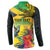 Personalized Jamaica Crocodile Hummingbird Button Sweatshirt Tropical Flowers Grunge Flag - Wonder Print Shop