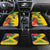 Personalized Jamaica Crocodile Hummingbird Car Mats Tropical Flowers Grunge Flag - Wonder Print Shop