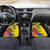Personalized Jamaica Crocodile Hummingbird Car Mats Tropical Flowers Grunge Flag - Wonder Print Shop
