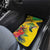 Personalized Jamaica Crocodile Hummingbird Car Mats Tropical Flowers Grunge Flag - Wonder Print Shop
