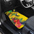 Personalized Jamaica Crocodile Hummingbird Car Mats Tropical Flowers Grunge Flag - Wonder Print Shop