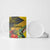Personalized Jamaica Crocodile Hummingbird Ceramic Mug Tropical Flowers Grunge Flag - Wonder Print Shop