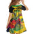 Personalized Jamaica Crocodile Hummingbird Family Matching Off Shoulder Maxi Dress and Hawaiian Shirt Tropical Flowers Grunge Flag - Wonder Print Shop