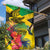 Personalized Jamaica Crocodile Hummingbird Garden Flag Tropical Flowers Grunge Flag - Wonder Print Shop