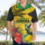 Personalized Jamaica Crocodile Hummingbird Hawaiian Shirt Tropical Flowers Grunge Flag - Wonder Print Shop