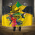 Personalized Jamaica Crocodile Hummingbird Hooded Blanket Tropical Flowers Grunge Flag - Wonder Print Shop