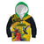 Personalized Jamaica Crocodile Hummingbird Kid Hoodie Tropical Flowers Grunge Flag - Wonder Print Shop
