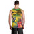 Personalized Jamaica Crocodile Hummingbird Men Tank Top Tropical Flowers Grunge Flag - Wonder Print Shop