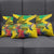 Personalized Jamaica Crocodile Hummingbird Pillow Cover Tropical Flowers Grunge Flag - Wonder Print Shop