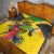 Personalized Jamaica Crocodile Hummingbird Quilt Tropical Flowers Grunge Flag - Wonder Print Shop