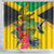 Personalized Jamaica Crocodile Hummingbird Shower Curtain Tropical Flowers Grunge Flag - Wonder Print Shop