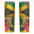 Personalized Jamaica Crocodile Hummingbird Skinny Tumbler Tropical Flowers Grunge Flag - Wonder Print Shop