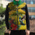 Personalized Jamaica Crocodile Hummingbird Sleeveless Puffer Jacket Tropical Flowers Grunge Flag - Wonder Print Shop