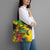 Personalized Jamaica Crocodile Hummingbird Tote Bag Tropical Flowers Grunge Flag - Wonder Print Shop