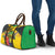 Personalized Jamaica Crocodile Hummingbird Travel Bag Tropical Flowers Grunge Flag - Wonder Print Shop