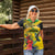 Personalized Jamaica Crocodile Hummingbird Women Polo Shirt Tropical Flowers Grunge Flag - Wonder Print Shop