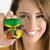 Personalized Jamaica Hummingbird AirPods Case Tropical Flowers Grunge Flag - Wonder Print Shop