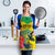 Personalized Jamaica Hummingbird Apron Tropical Flowers Grunge Flag - Wonder Print Shop