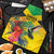 Personalized Jamaica Hummingbird Apron Tropical Flowers Grunge Flag - Wonder Print Shop