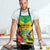 Personalized Jamaica Hummingbird Apron Tropical Flowers Grunge Flag - Wonder Print Shop