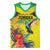 Personalized Jamaica Hummingbird Basketball Jersey Tropical Flowers Grunge Flag - Wonder Print Shop