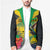 Personalized Jamaica Hummingbird Blazer Tropical Flowers Grunge Flag - Wonder Print Shop