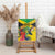 Personalized Jamaica Hummingbird Canvas Wall Art Tropical Flowers Grunge Flag - Wonder Print Shop