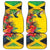 Personalized Jamaica Hummingbird Car Mats Tropical Flowers Grunge Flag - Wonder Print Shop
