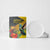 Personalized Jamaica Hummingbird Ceramic Mug Tropical Flowers Grunge Flag - Wonder Print Shop