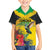Personalized Jamaica Hummingbird Family Matching Off Shoulder Maxi Dress and Hawaiian Shirt Tropical Flowers Grunge Flag - Wonder Print Shop