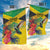 Personalized Jamaica Hummingbird Garden Flag Tropical Flowers Grunge Flag - Wonder Print Shop